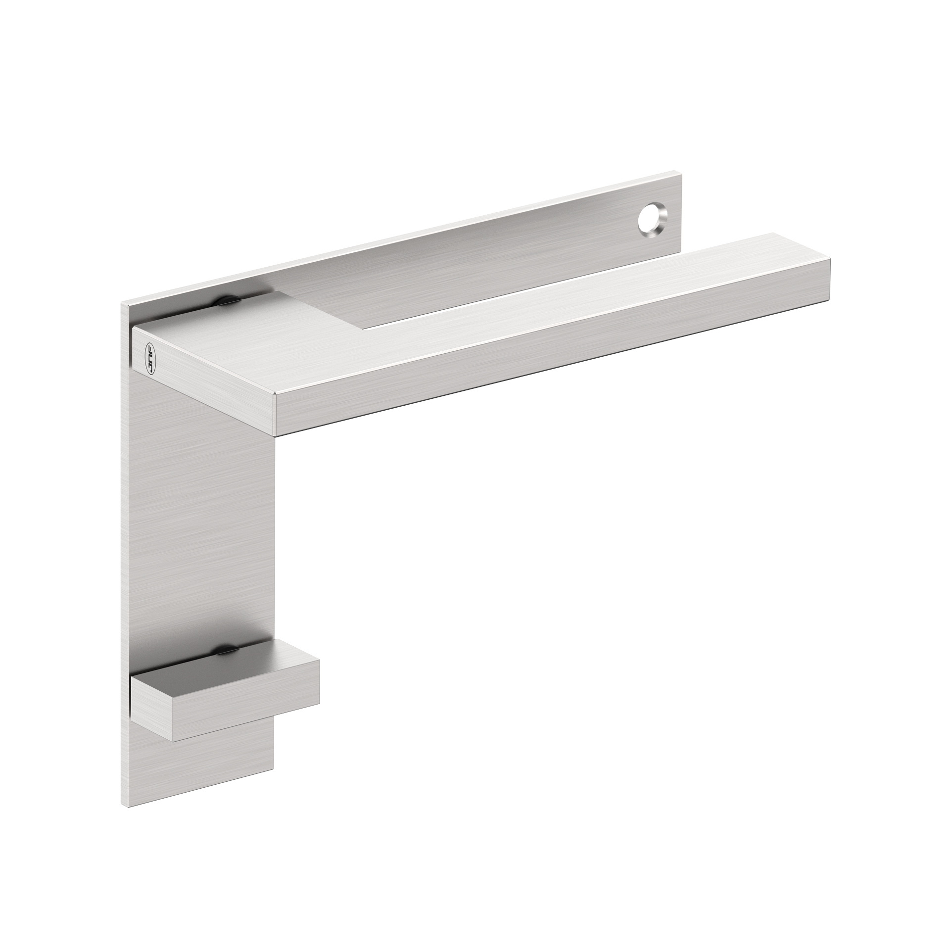 Lever handle with plate