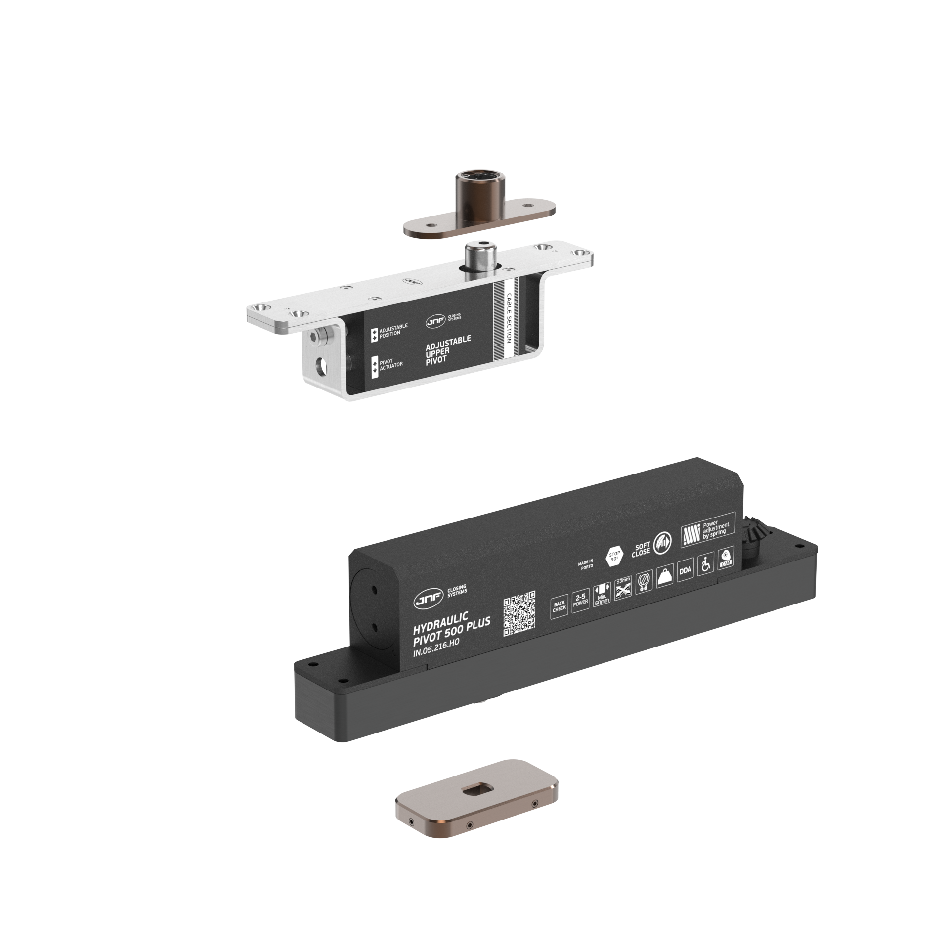 Pivot hidráulico IN.05.216.HO.BH1.UP1.TCH PVD Titanium Chocolate