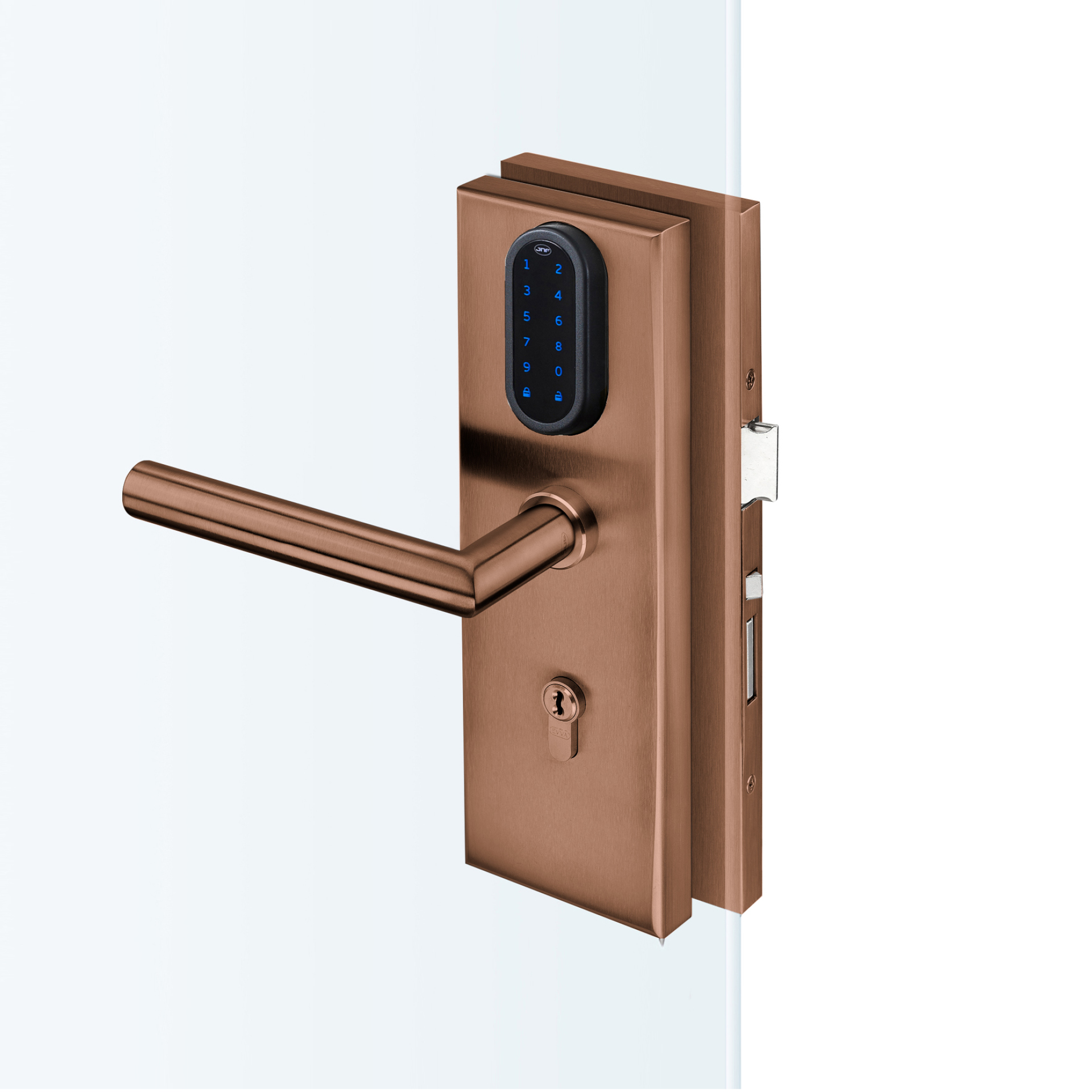 Fechadura eletrónica IN.27.202.KE.TCO PVD Titanium Copper