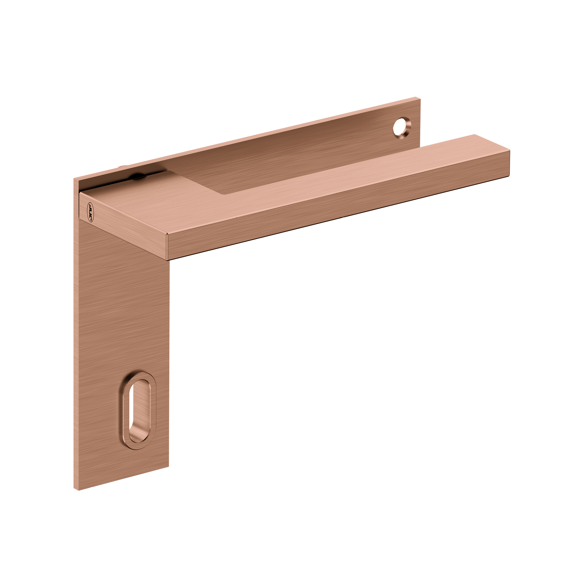 Lever handle with plate