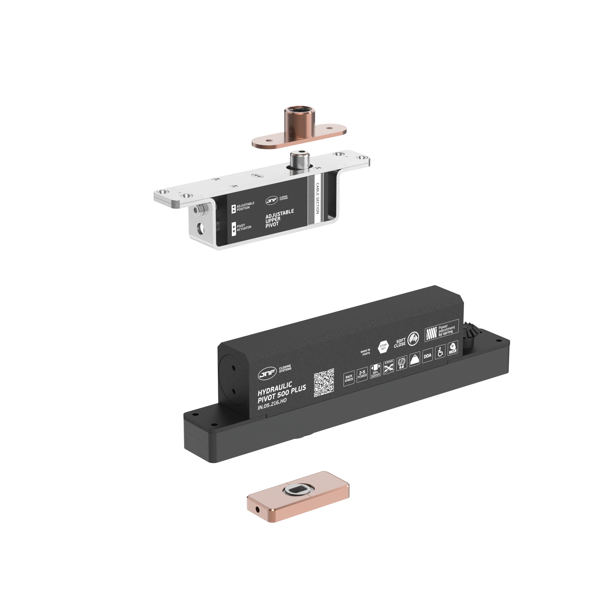 Pivot hidráulico IN.05.216.HO.BH4.UP1.TCO PVD Titanium Copper