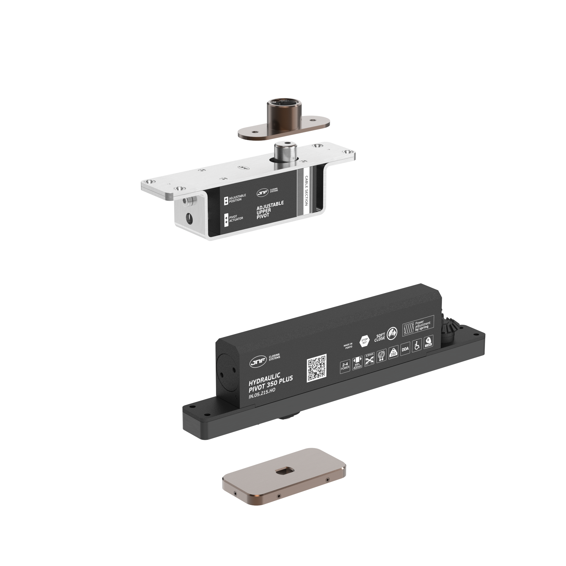 Pivot hidráulico IN.05.215.HO.BH2.UP2.TCH PVD Titanium Chocolate