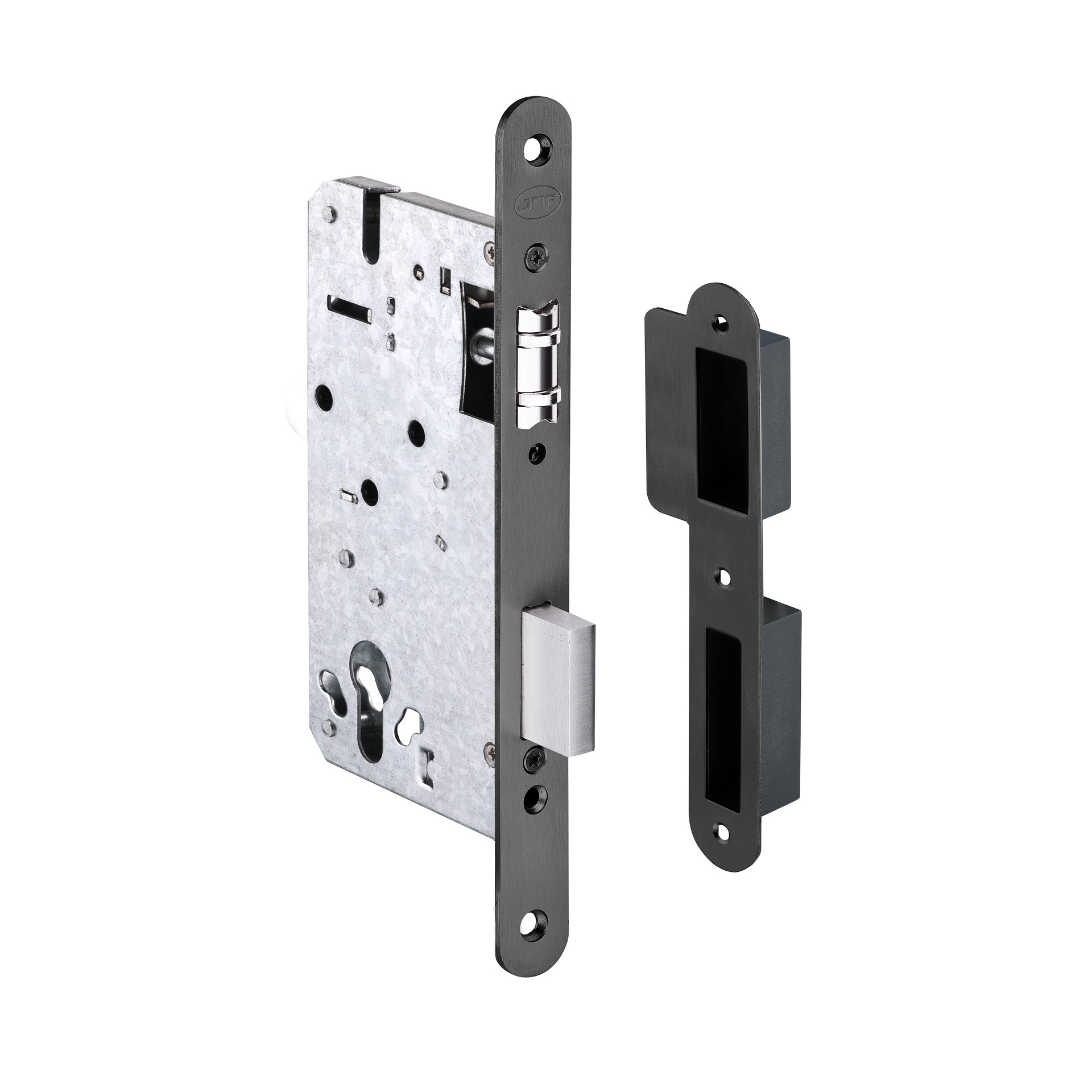 Fechadura de embutir IN.20.894.R.TB PVD Titanium Black