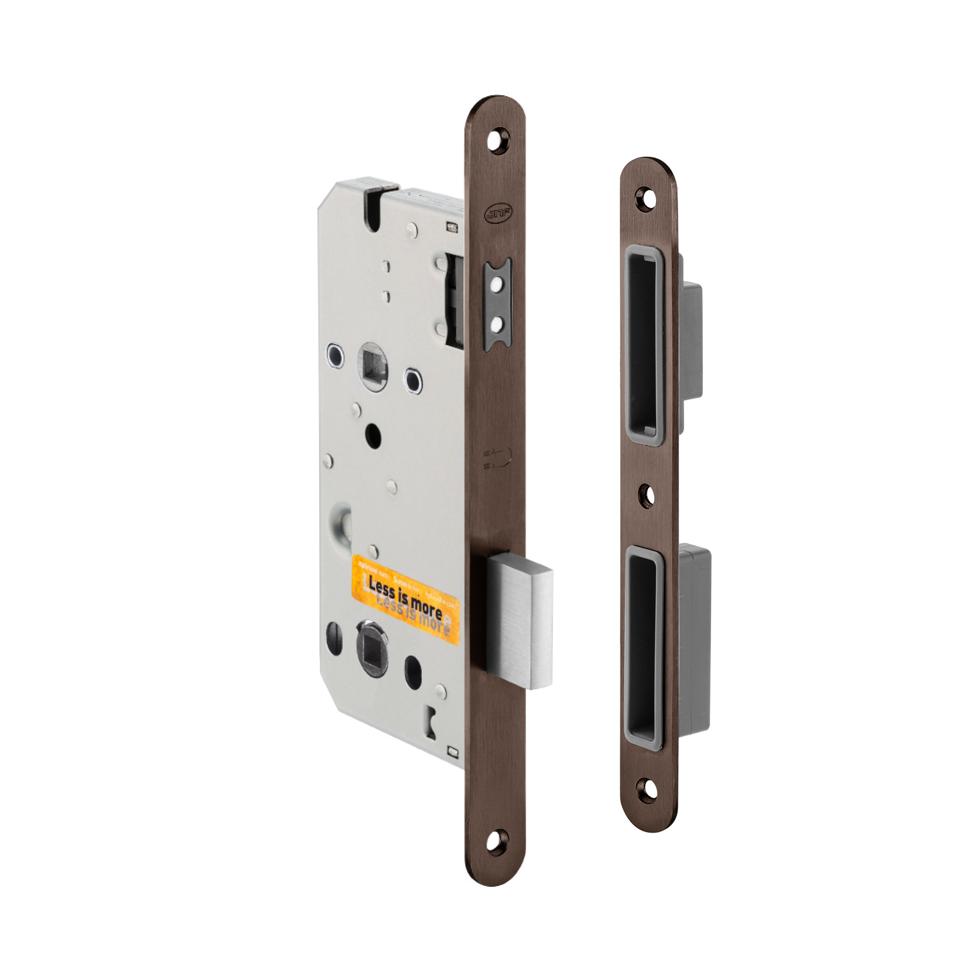 Fechadura de embutir IN.20.856.TCH PVD Titanium Chocolate