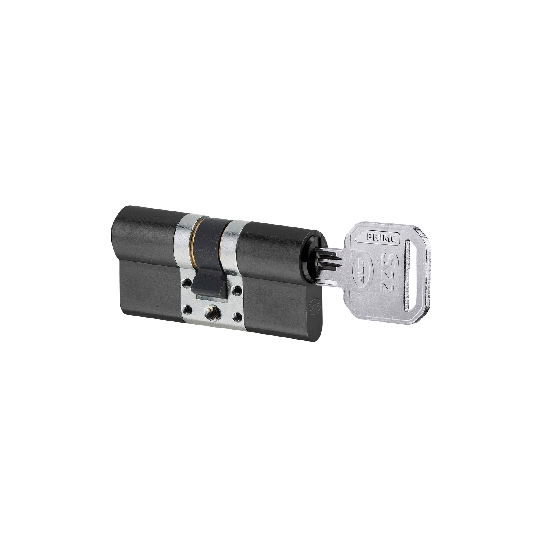 Cilindro de segurança IN.19.S22.P.30.60.TB PVD Titanium Black
