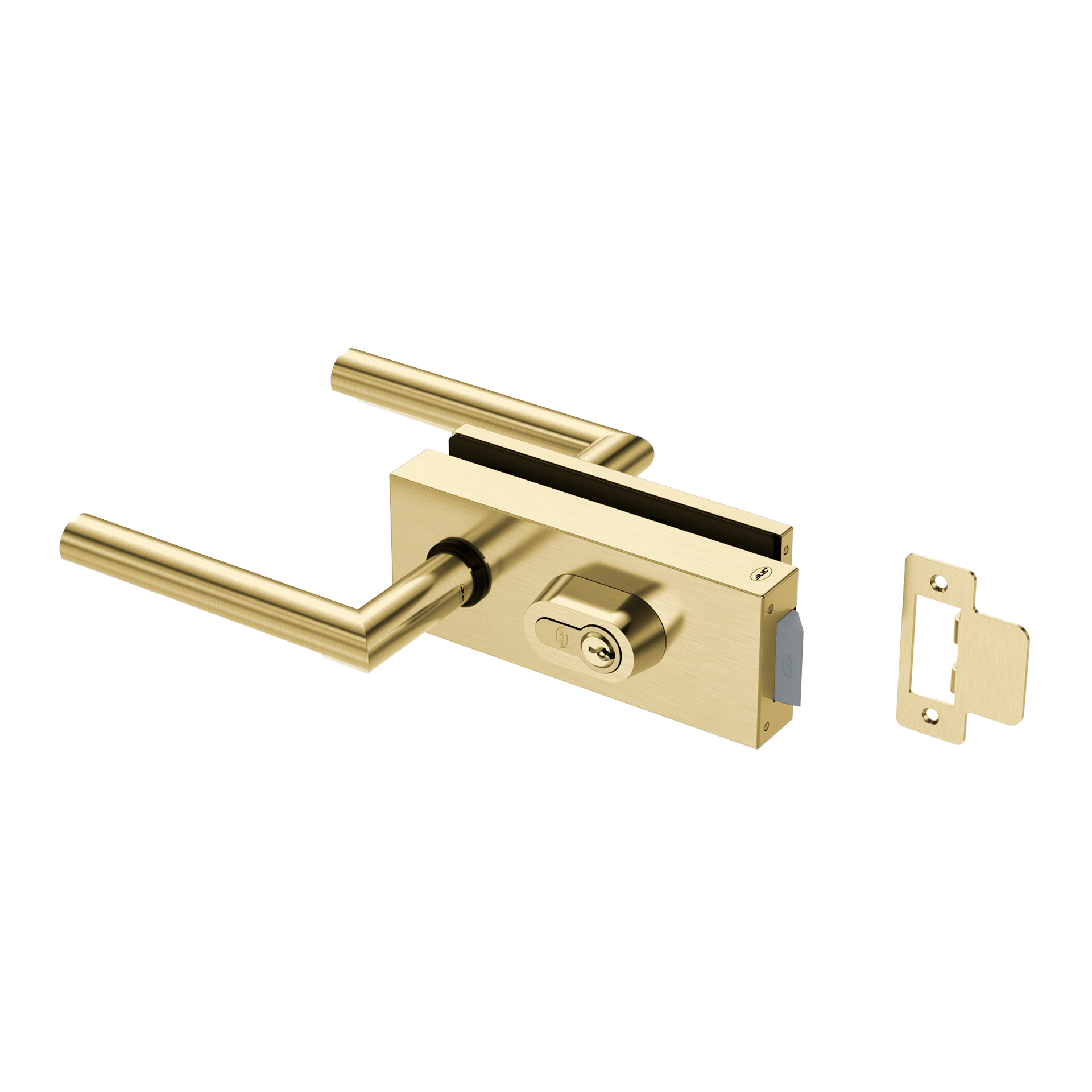 Fechadura para vidro IN.20.360.K.TG PVD Titanium Gold