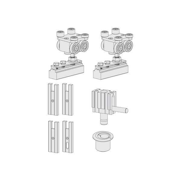 Kit for middle panels