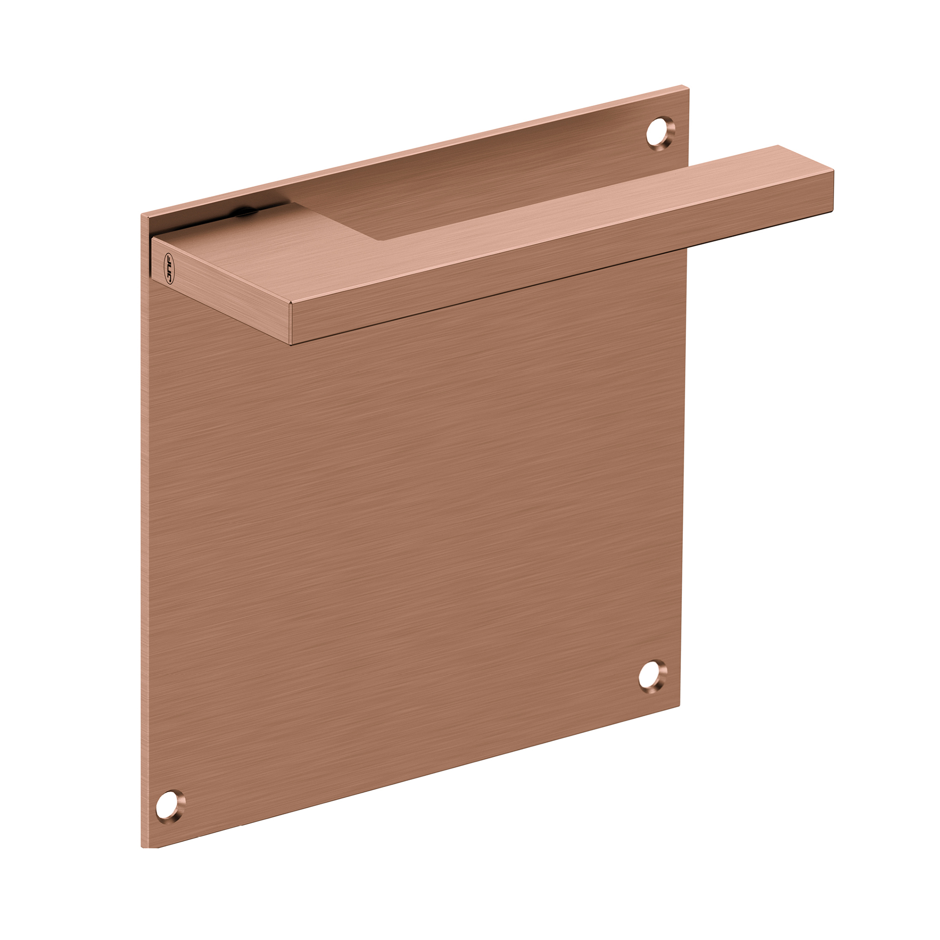 Puxador de porta com placa IN.00.432.45.PQ.SF.TCO PVD Titanium Copper
