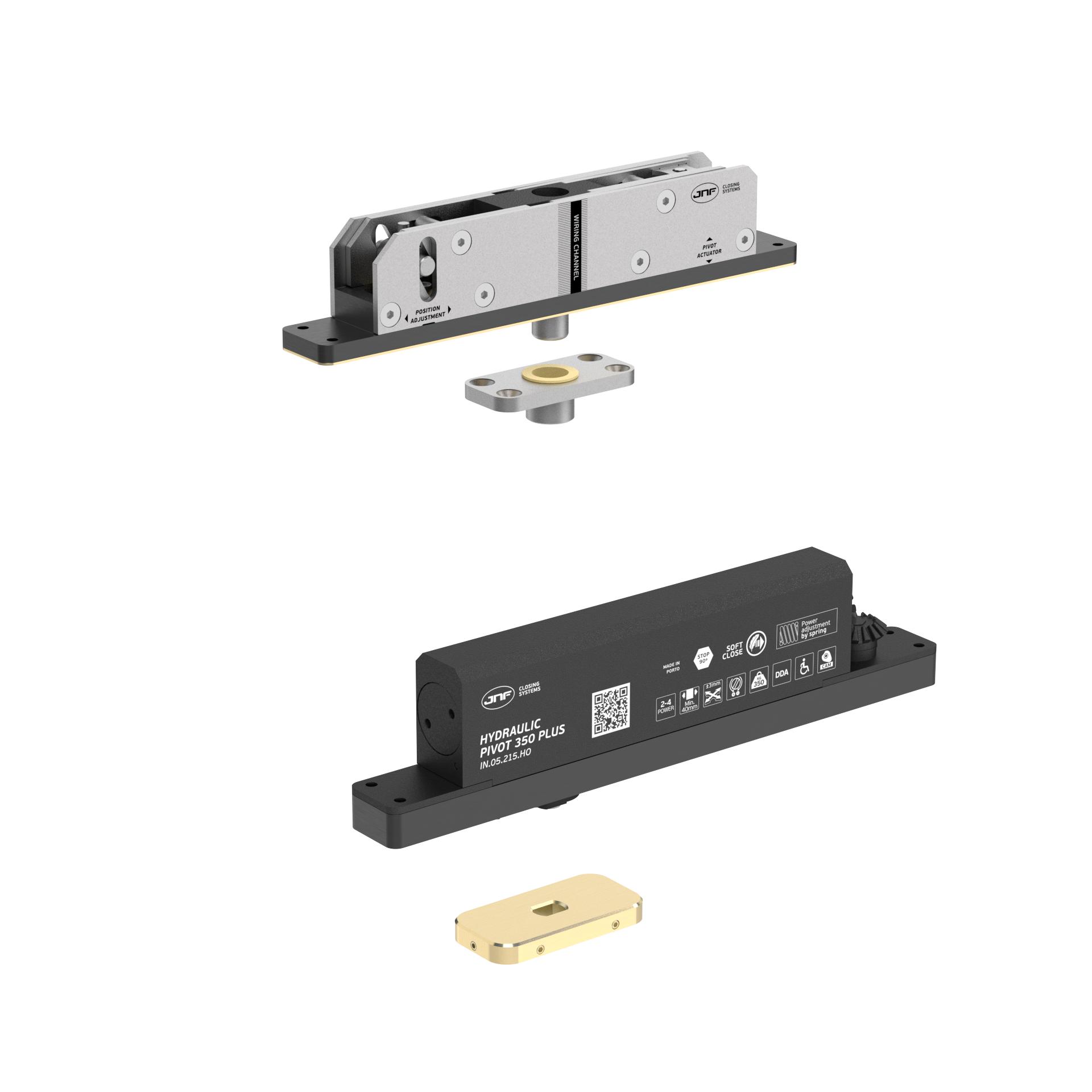 Pivot hidráulico IN.05.215.HO.BH1.UP3.TG PVD Titanium Gold