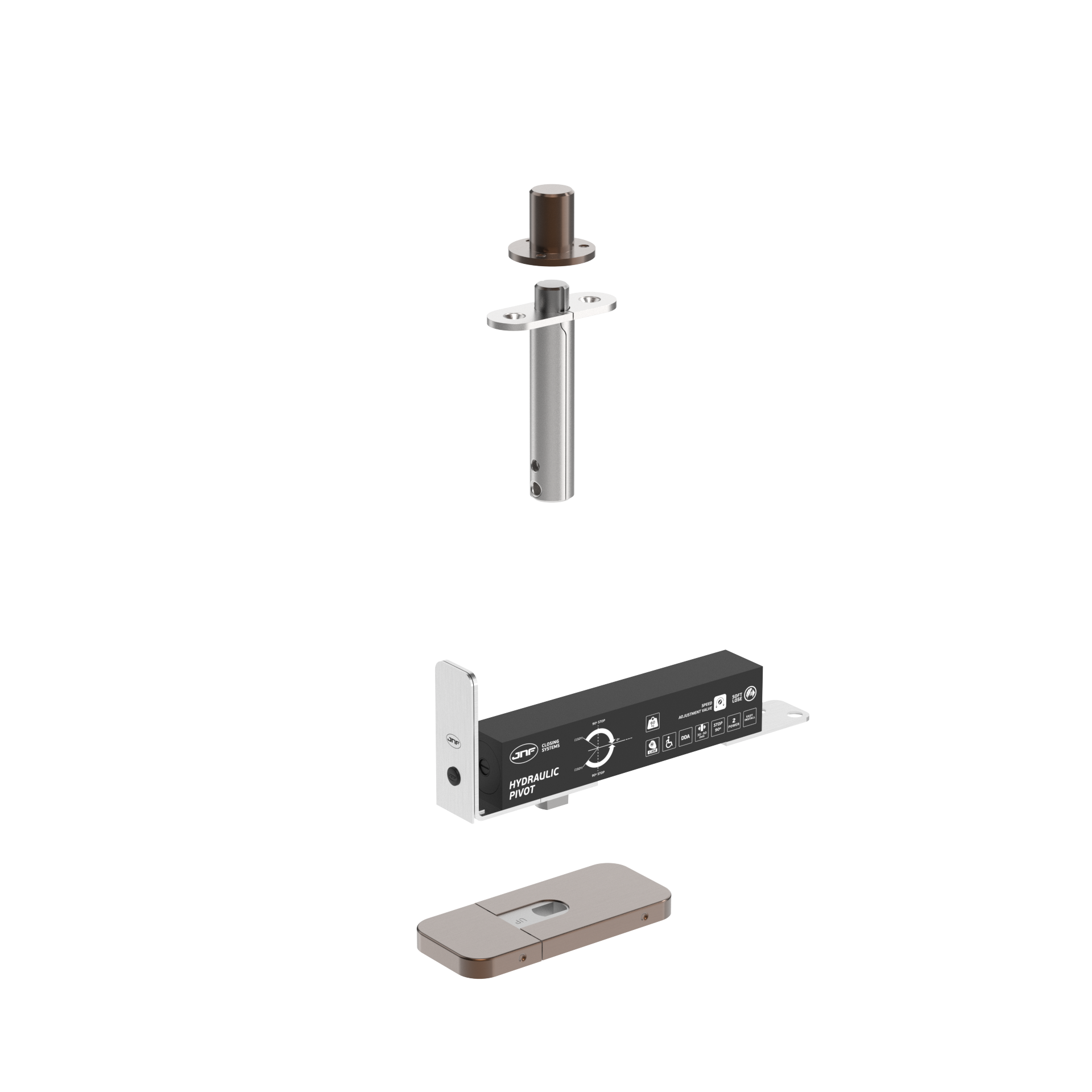 Pivot hidráulico IN.05.203.HO.BH3.UP6.TCH PVD Titanium Chocolate