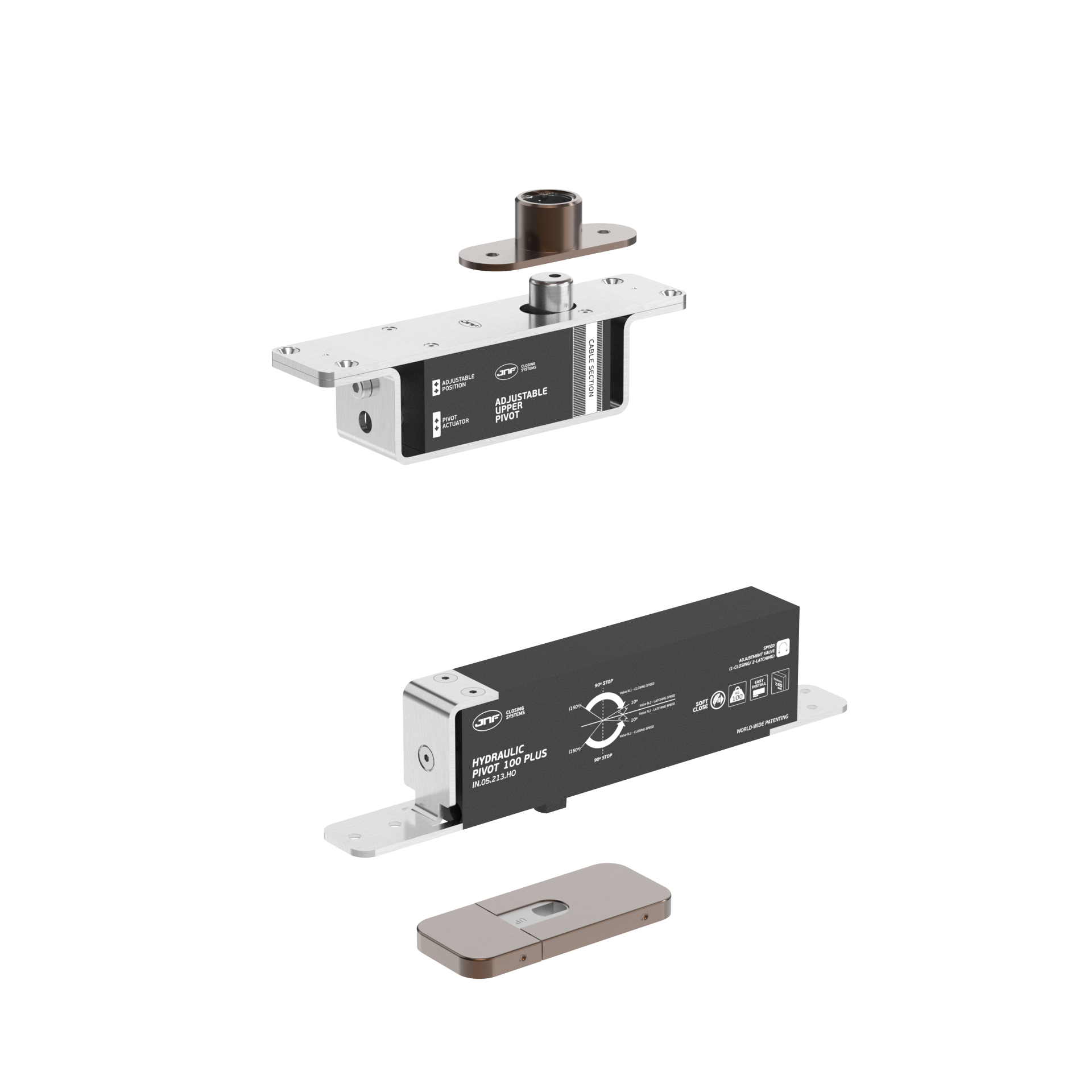 Pivot hidráulico IN.05.213.HO.BH3.UP2.TCH PVD Titanium Chocolate