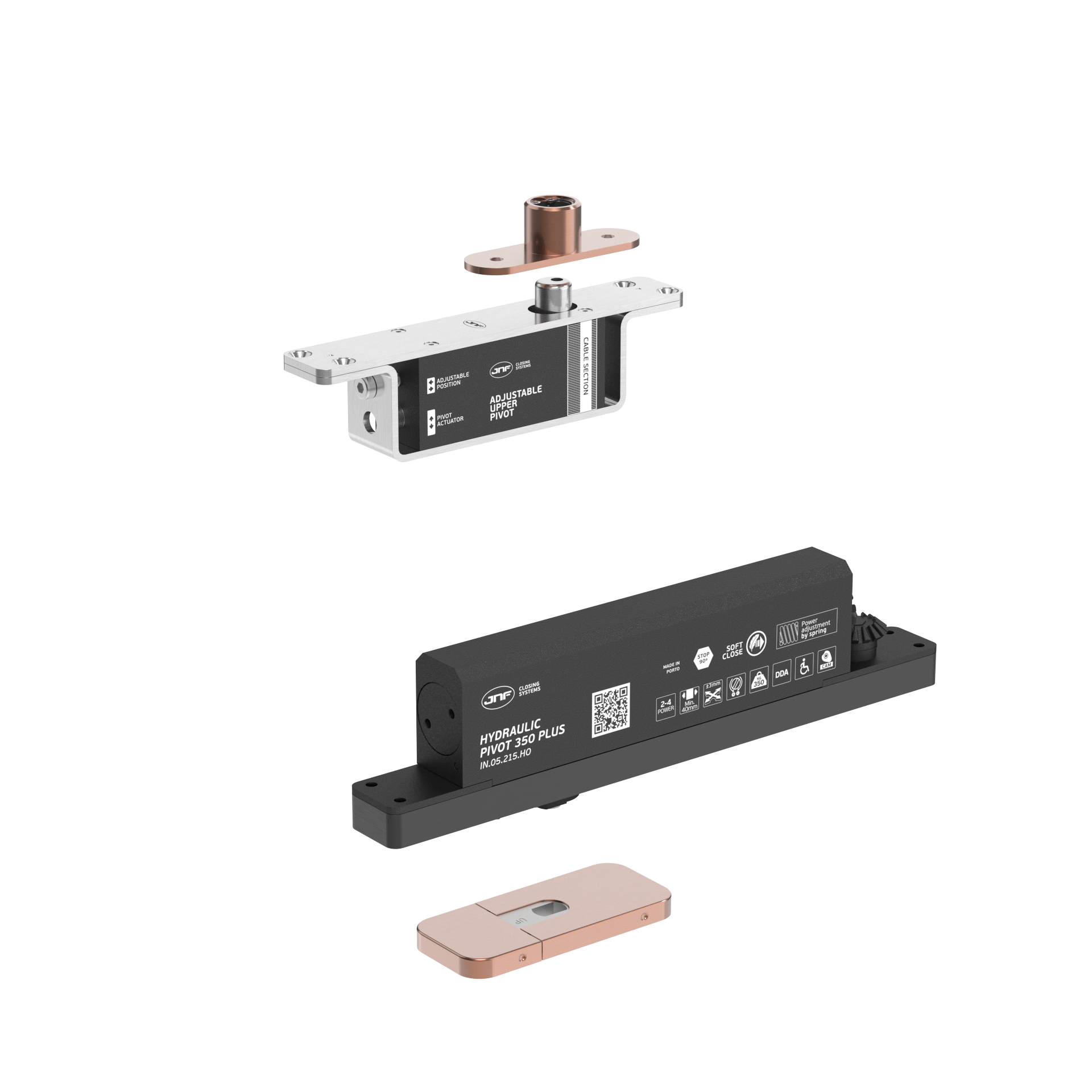 Pivot hidráulico IN.05.215.HO.BH3.UP1.TCO PVD Titanium Copper