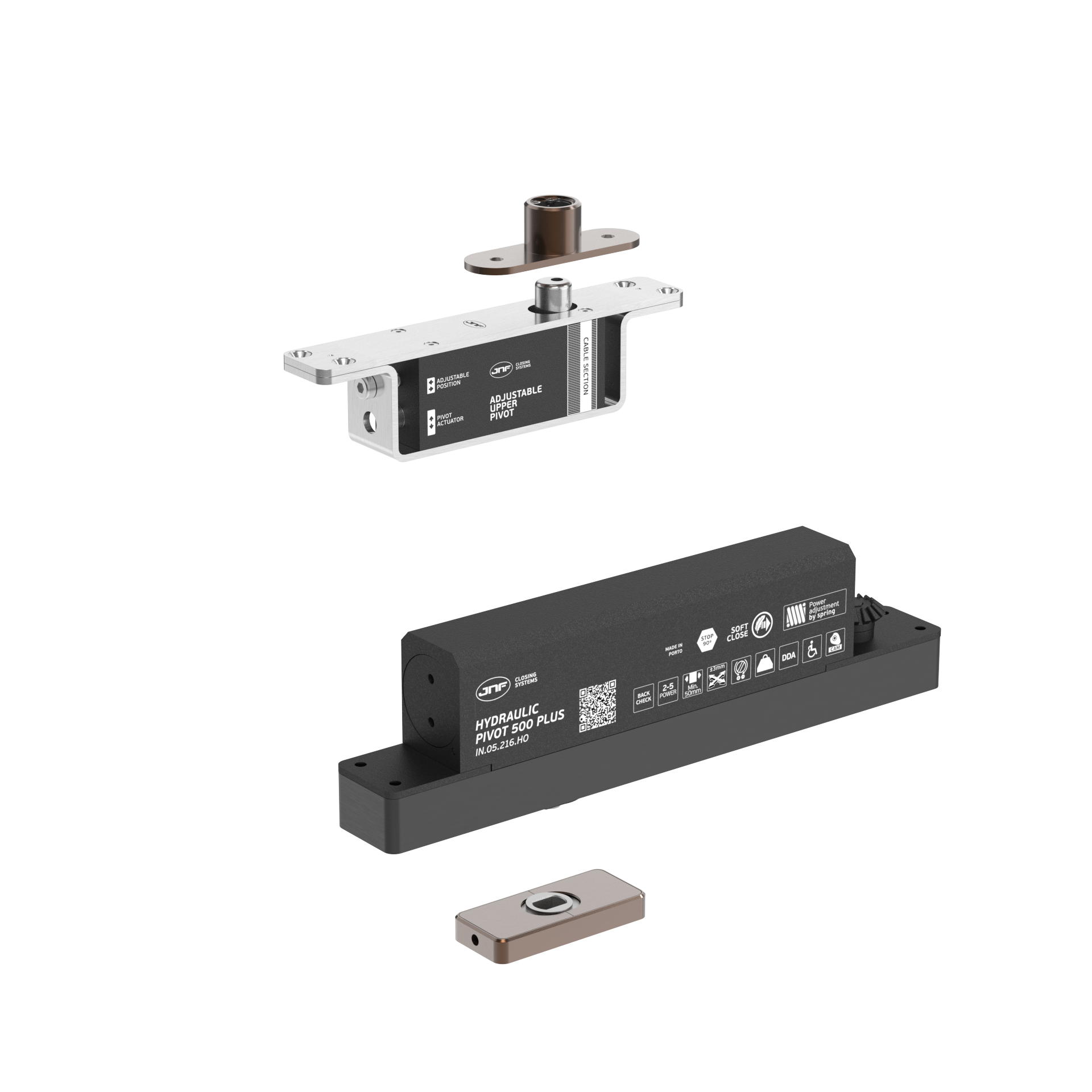 Pivot hidráulico IN.05.216.HO.BH4.UP1.TCH PVD Titanium Chocolate