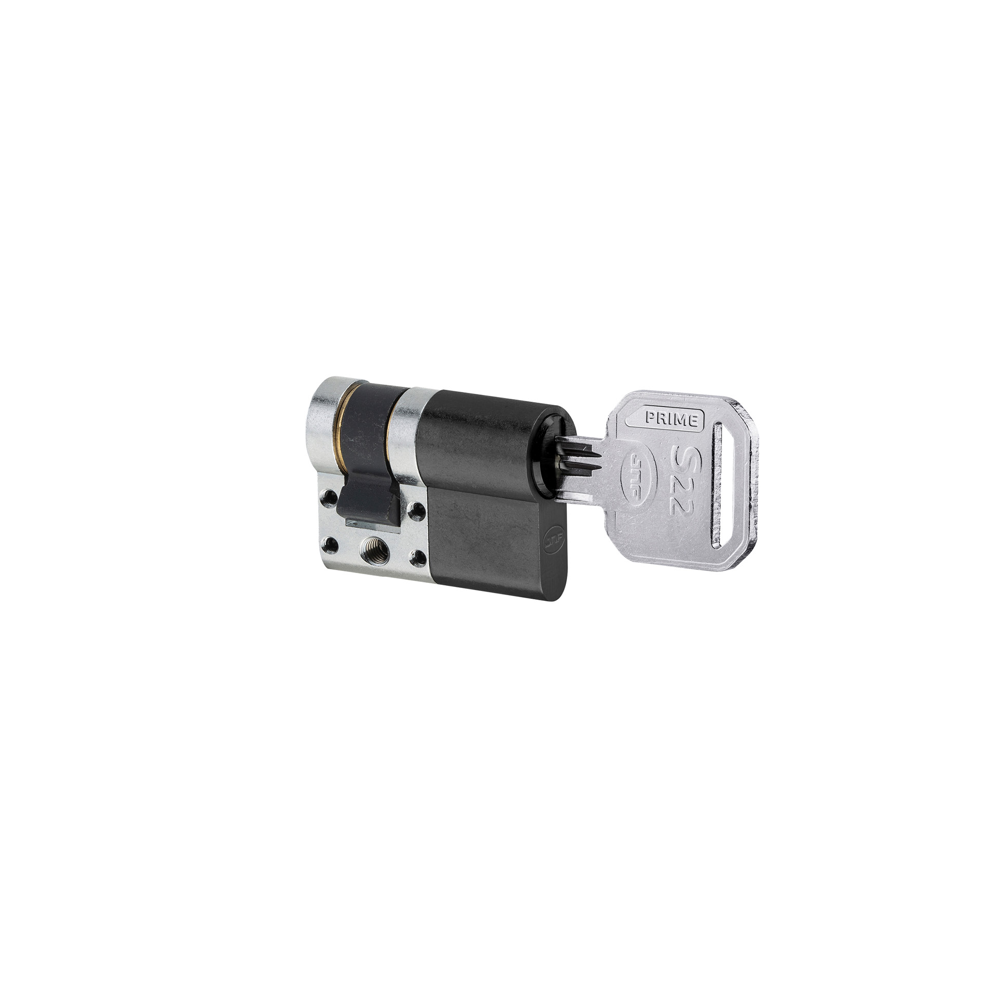 Cilindro de segurança IN.19.S22.P.10.35.TB PVD Titanium Black