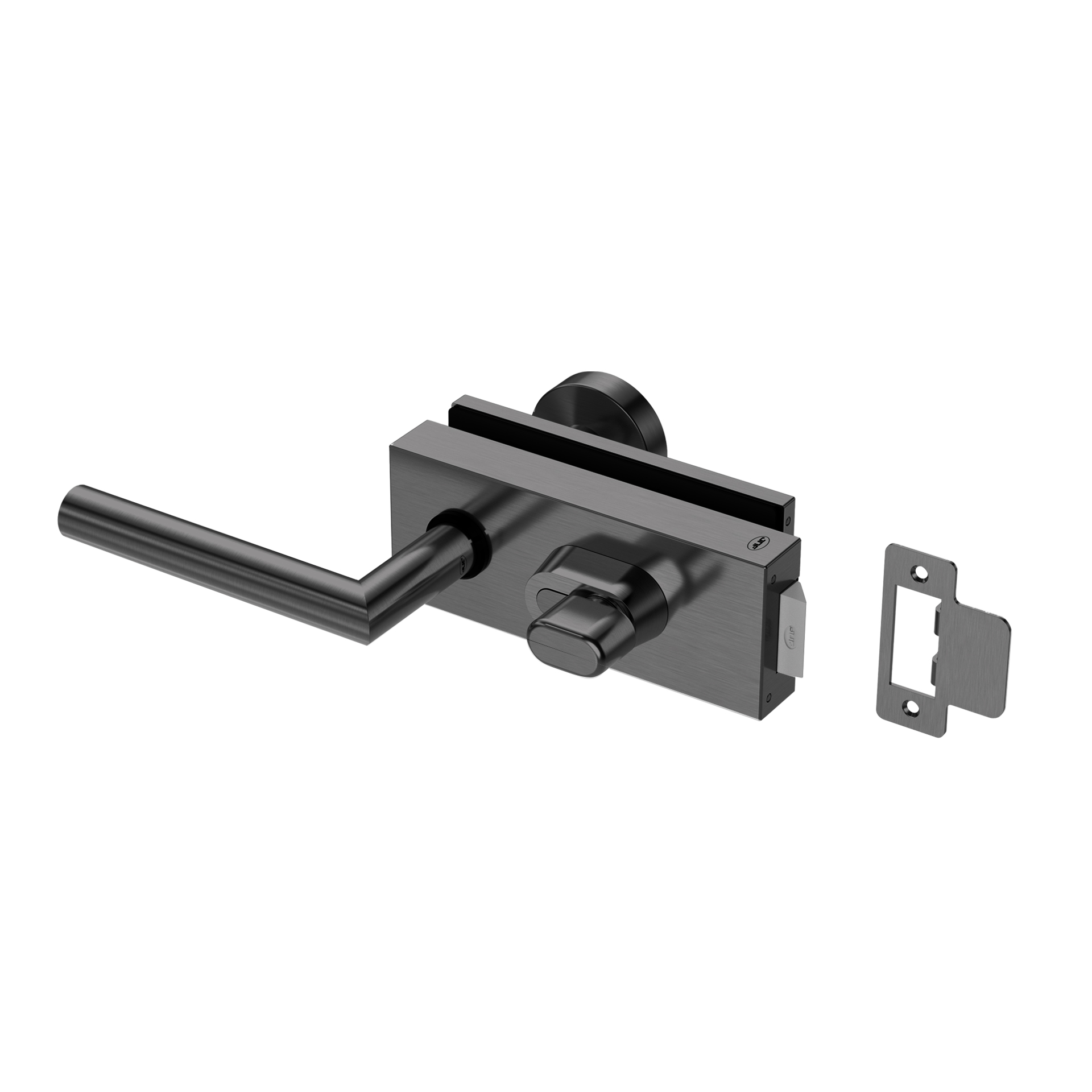 Fechadura para vidro IN.20.367.KF.TB PVD Titanium Black