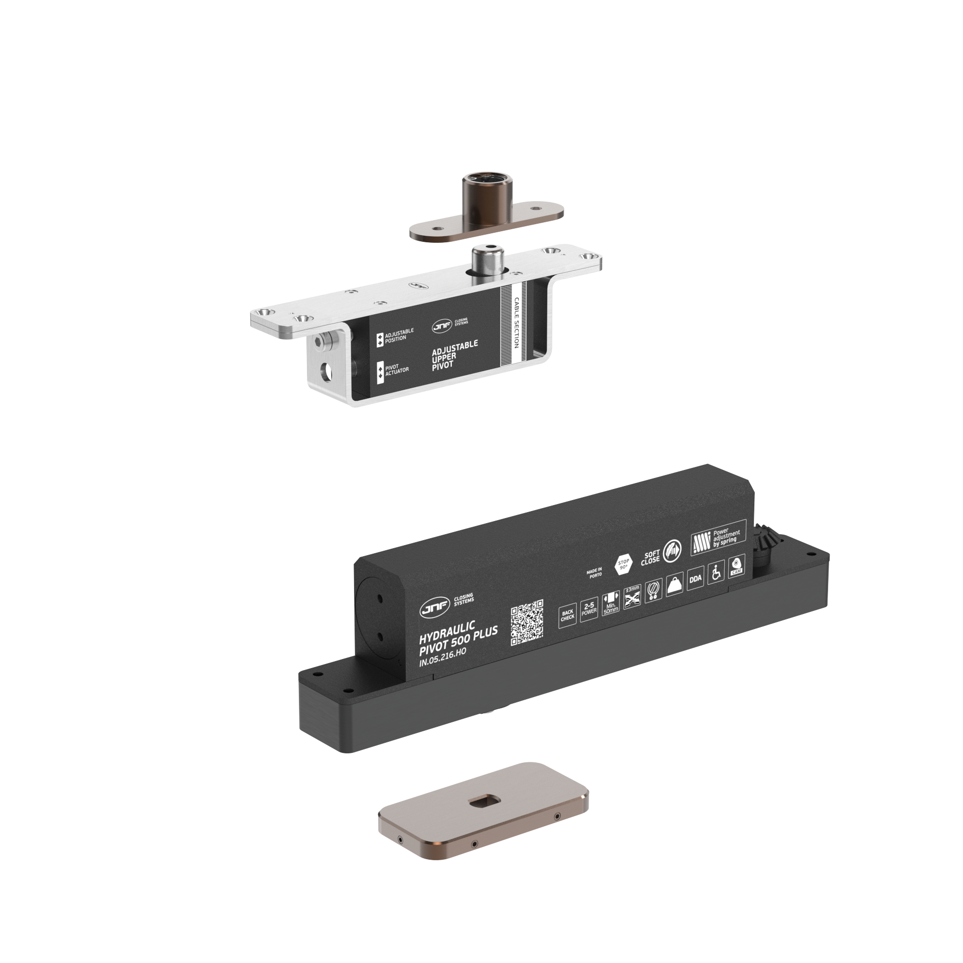 Pivot hidráulico IN.05.216.HO.BH2.UP1.TCH PVD Titanium Chocolate
