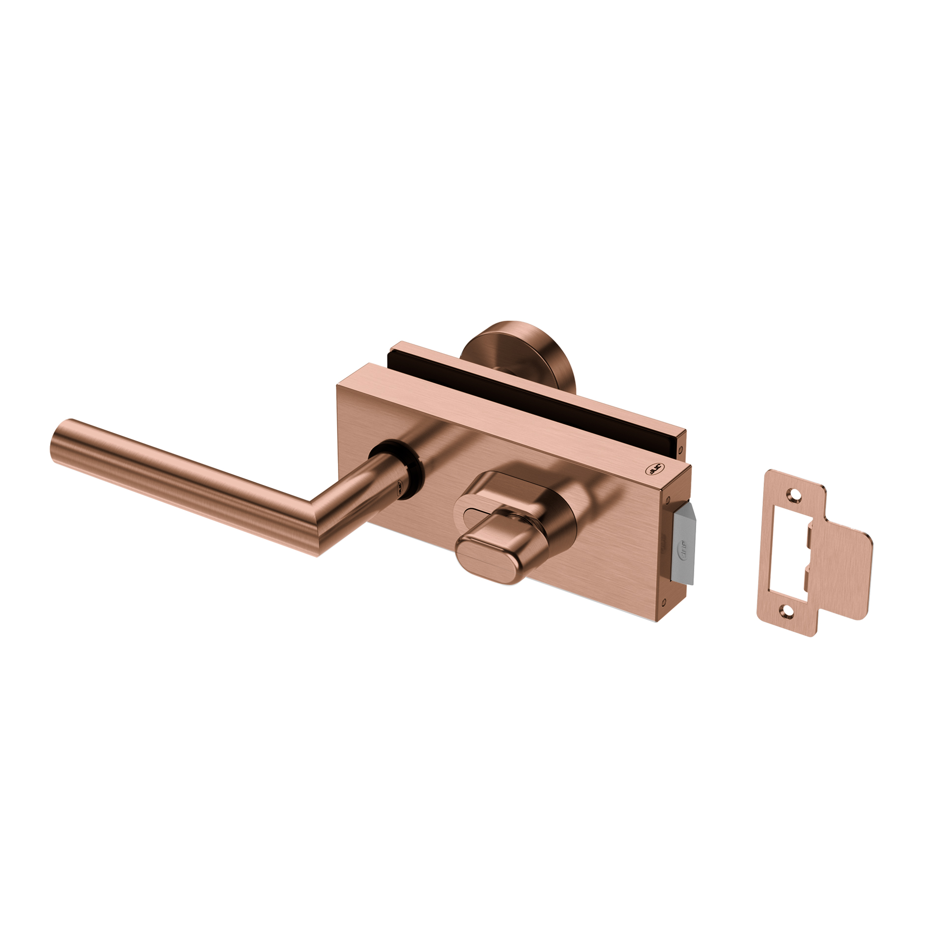 Fechadura para vidro IN.20.367.KF.TCO PVD Titanium Copper