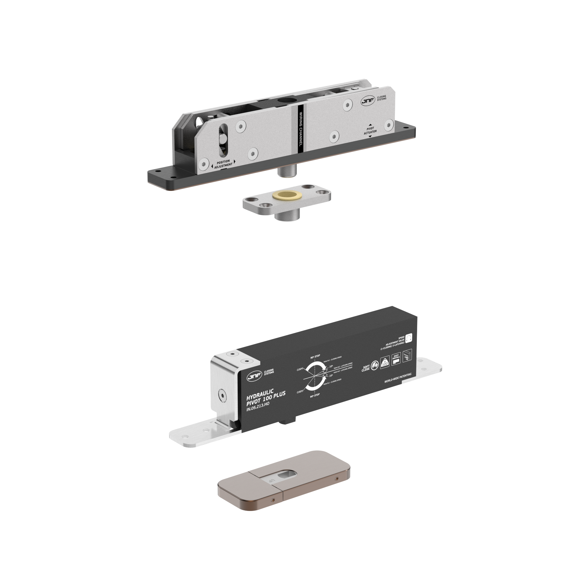 Pivot hidráulico IN.05.213.HO.BH3.UP3.TCH PVD Titanium Chocolate