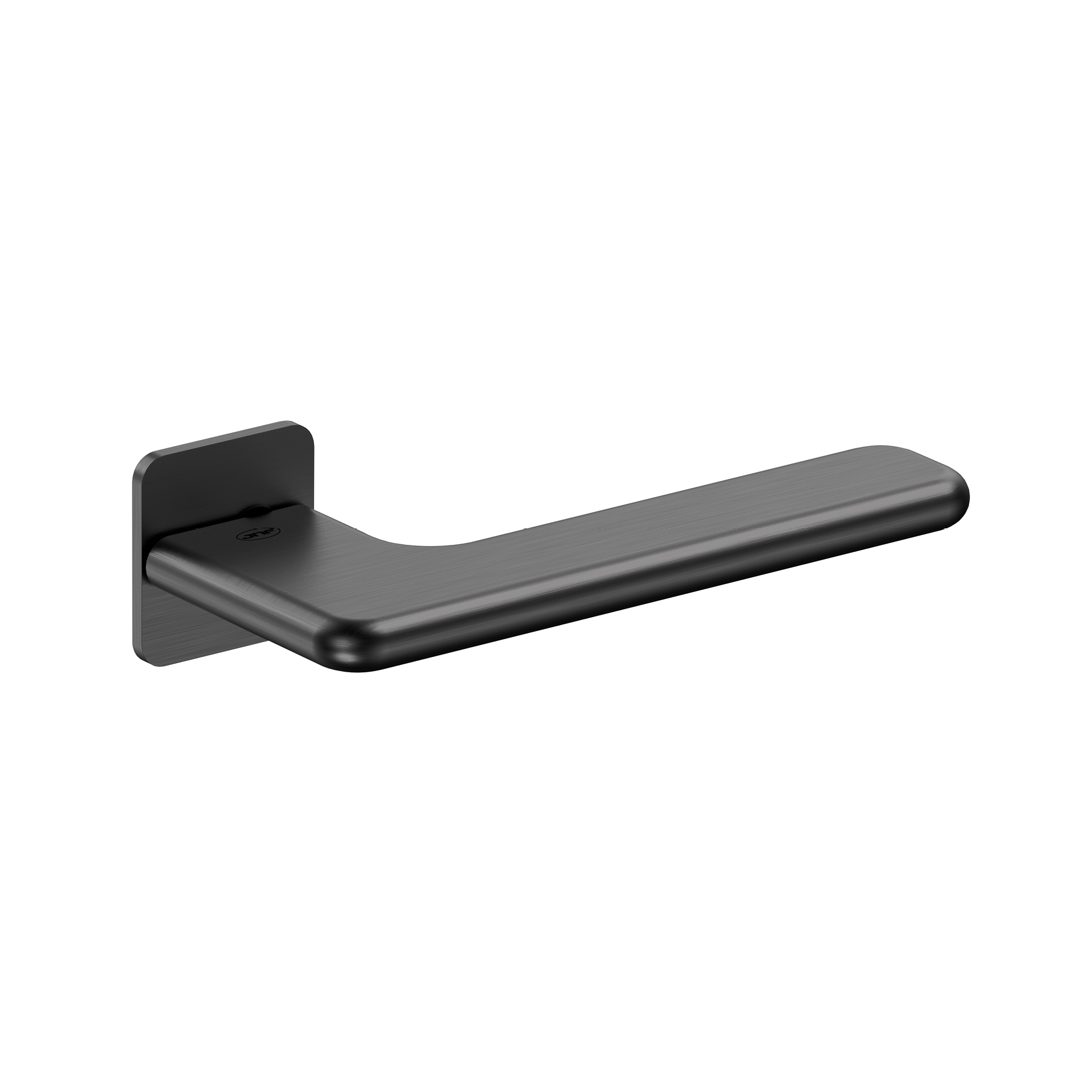 Puxador de porta com placa IN.00.532.Q.45.TB PVD Titanium Black