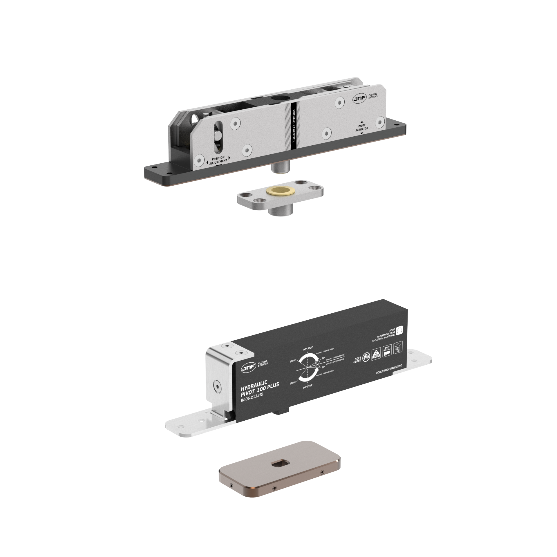 Pivot hidráulico IN.05.213.HO.BH2.UP3.TCH PVD Titanium Chocolate