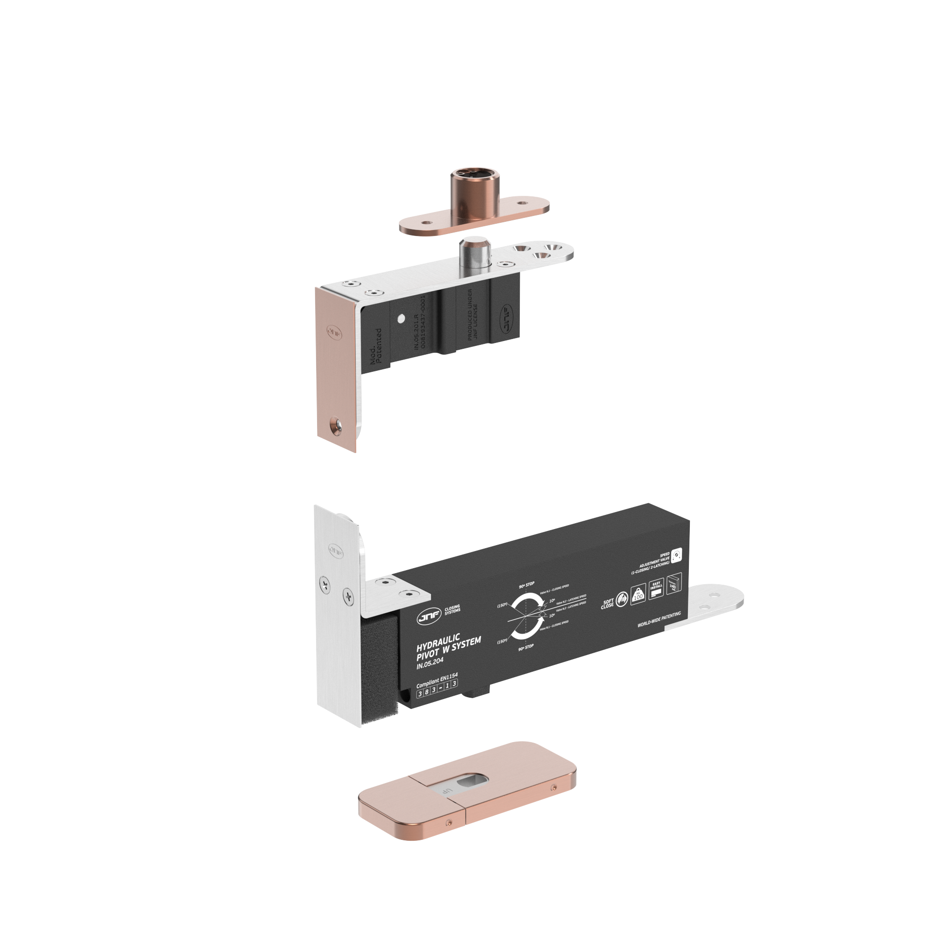 Pivot hidráulico IN.05.204.HO.TCO PVD Titanium Copper