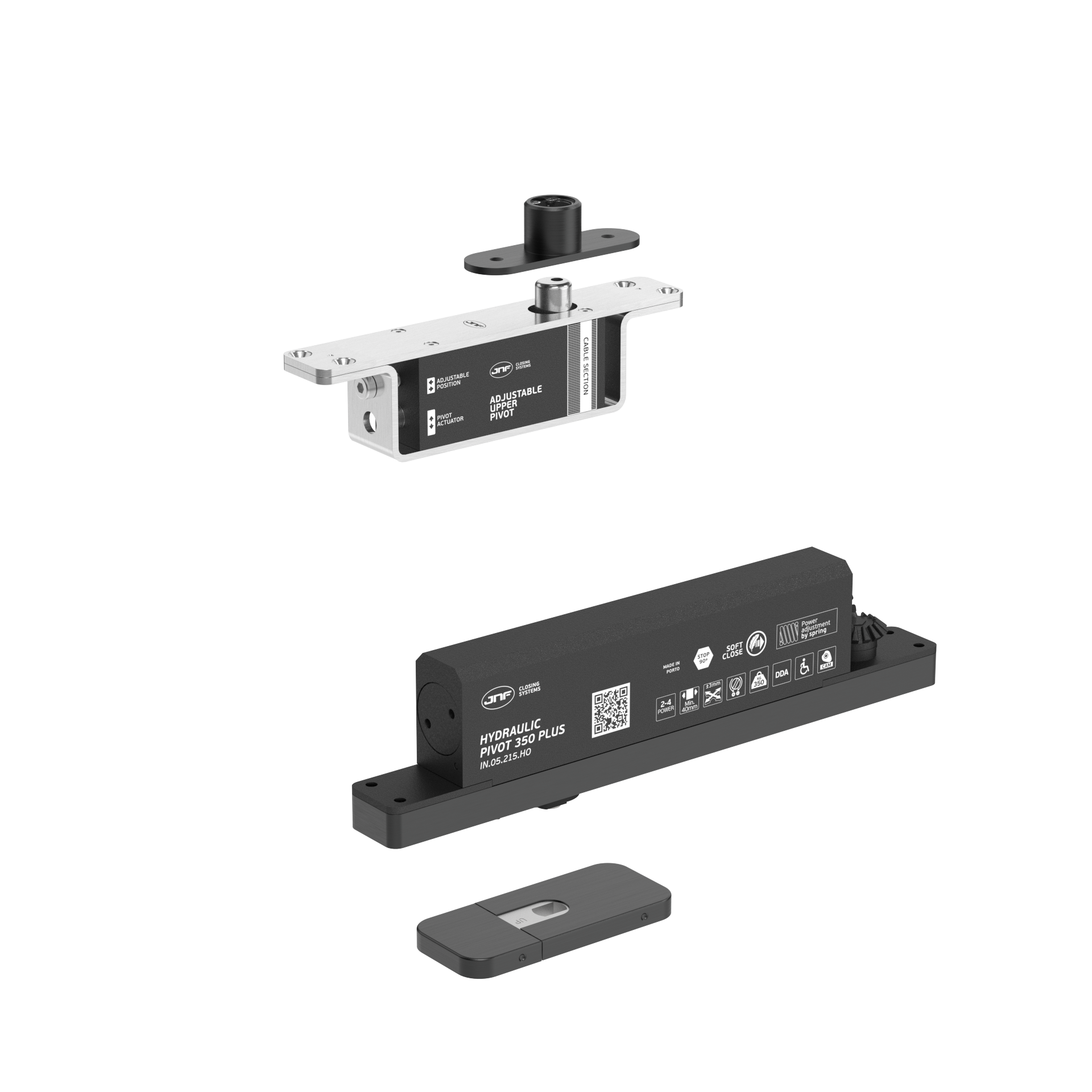 Pivot hidráulico IN.05.215.HO.BH3.UP1.TB PVD Titanium Black