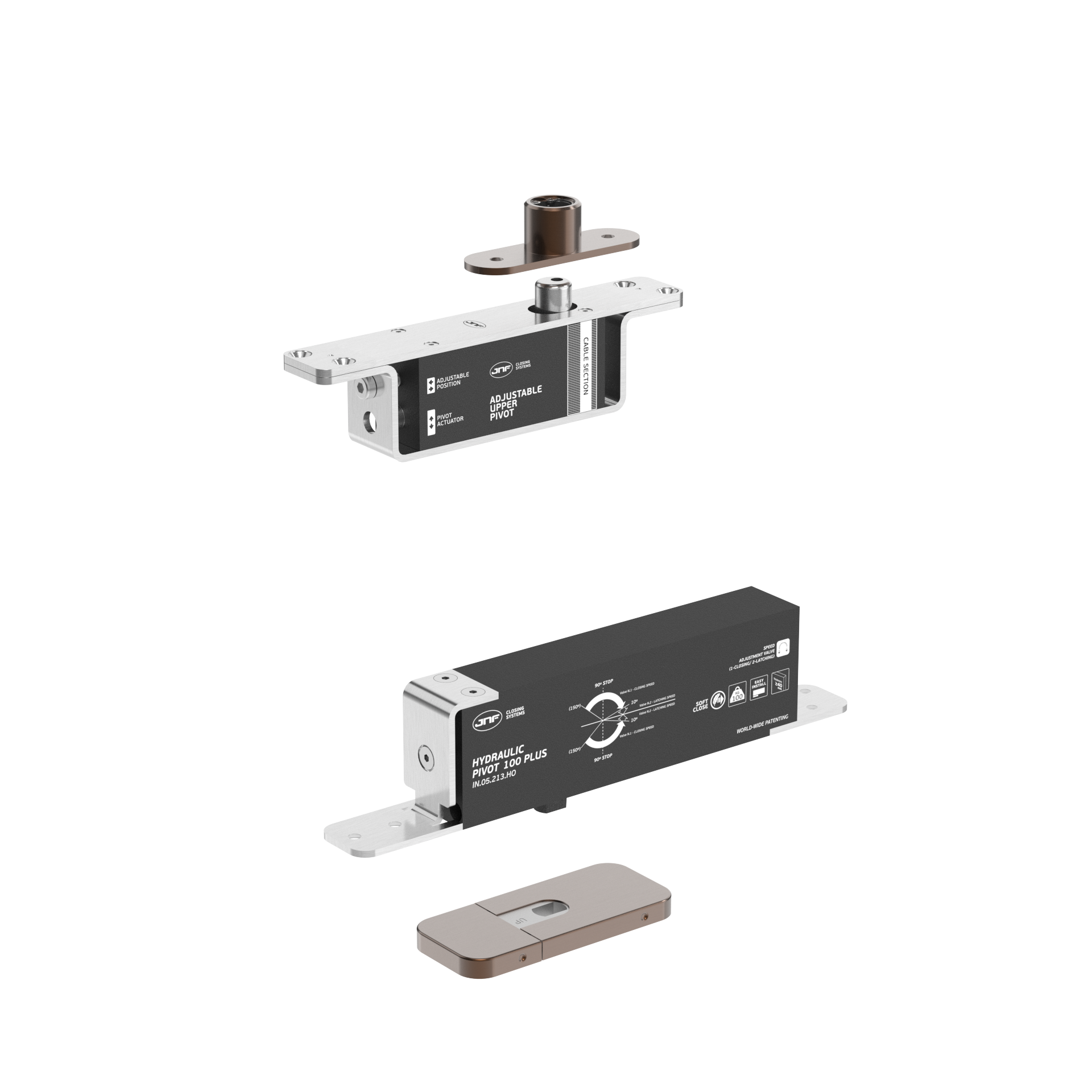 Pivot hidráulico IN.05.213.HO.BH3.UP1.TCH PVD Titanium Chocolate