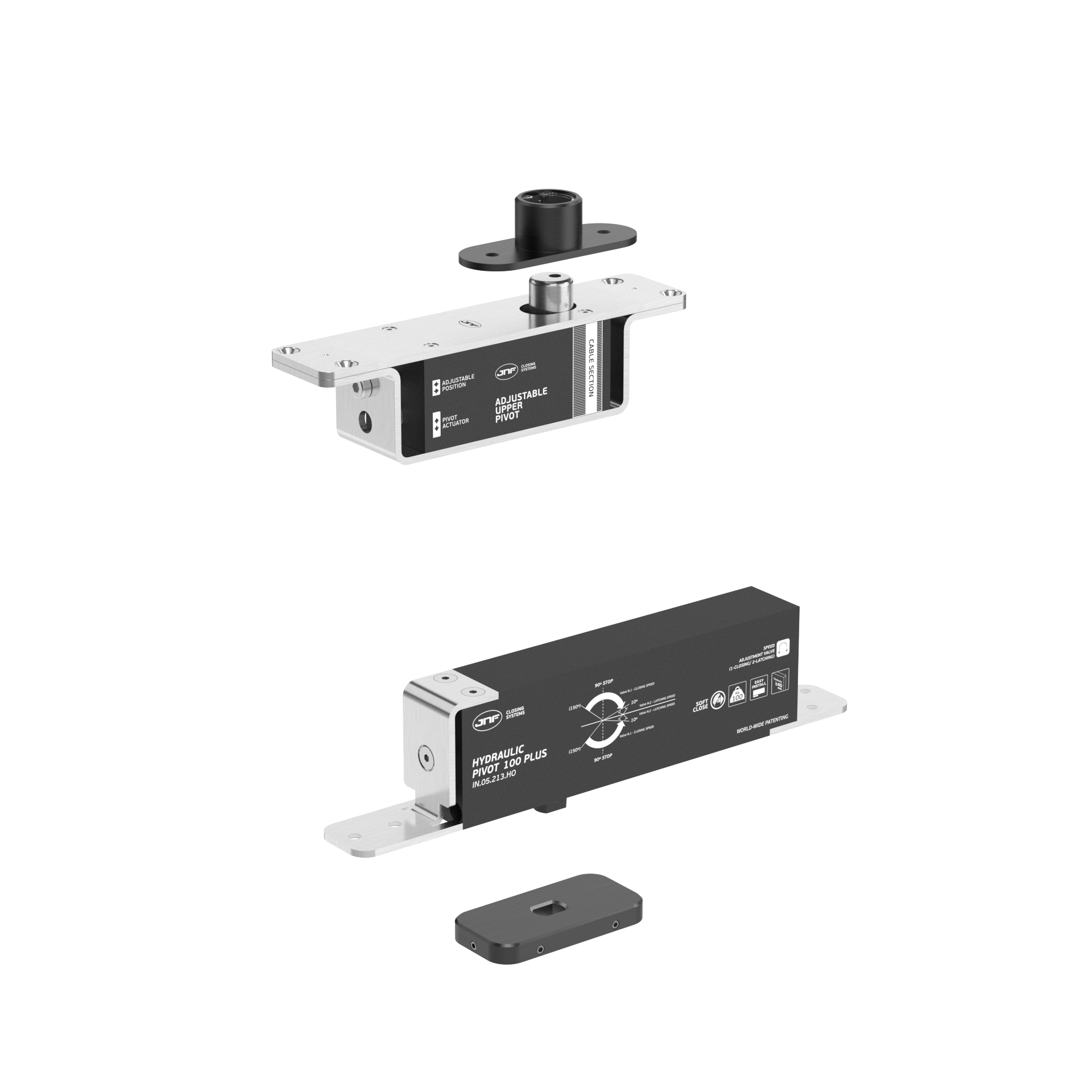 Pivot hidráulico IN.05.213.HO.BH1.UP2.TB PVD Titanium Black