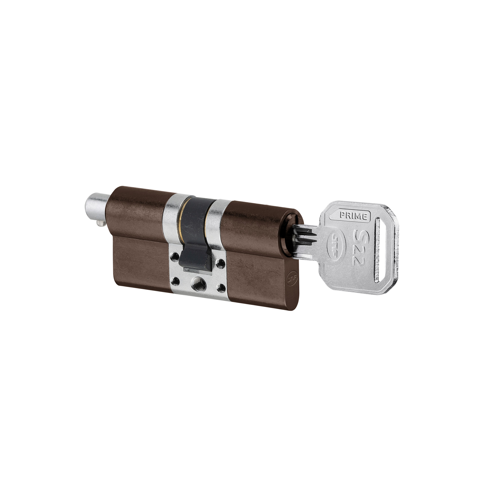 Cilindro de segurança IN.19.S22.P.30.55.SB.TCH PVD Titanium Chocolate