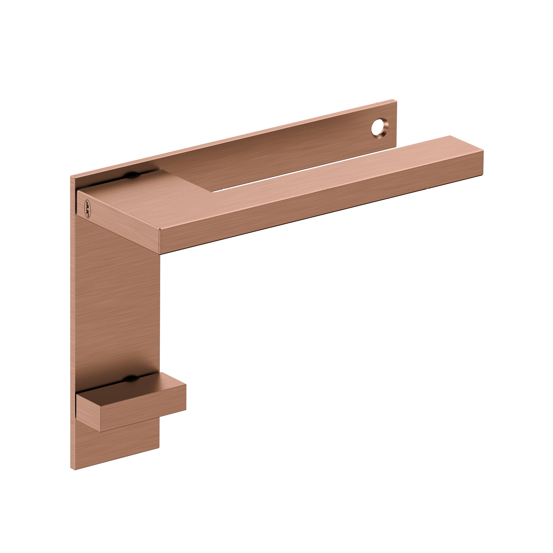 Lever handle with plate