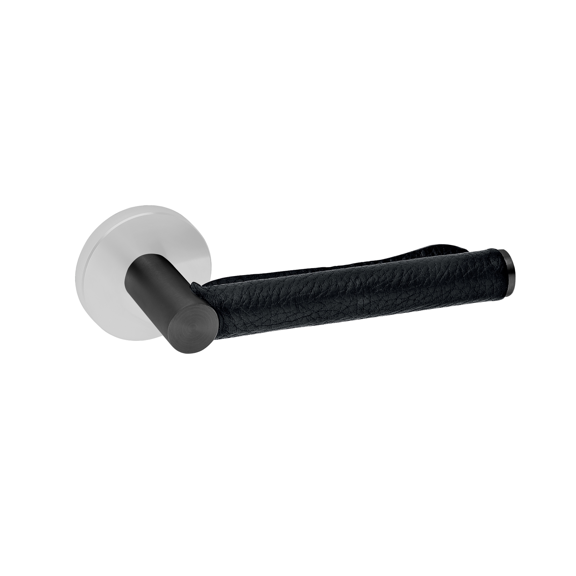 PUXADOR SR.00.002.SR PELE PRETA TITANIUM BLACK