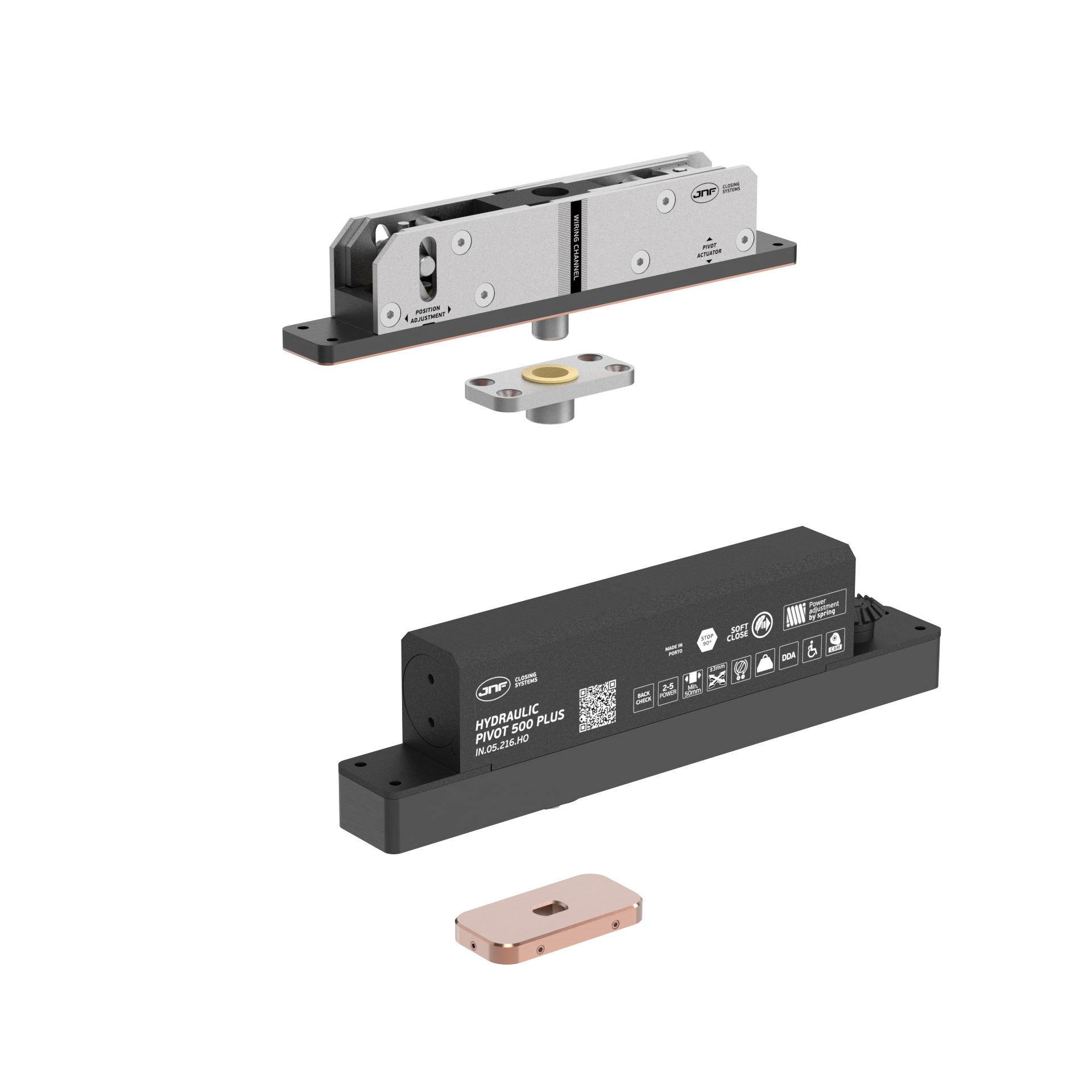 Pivot hidráulico IN.05.216.HO.BH1.UP3.TCO PVD Titanium Copper
