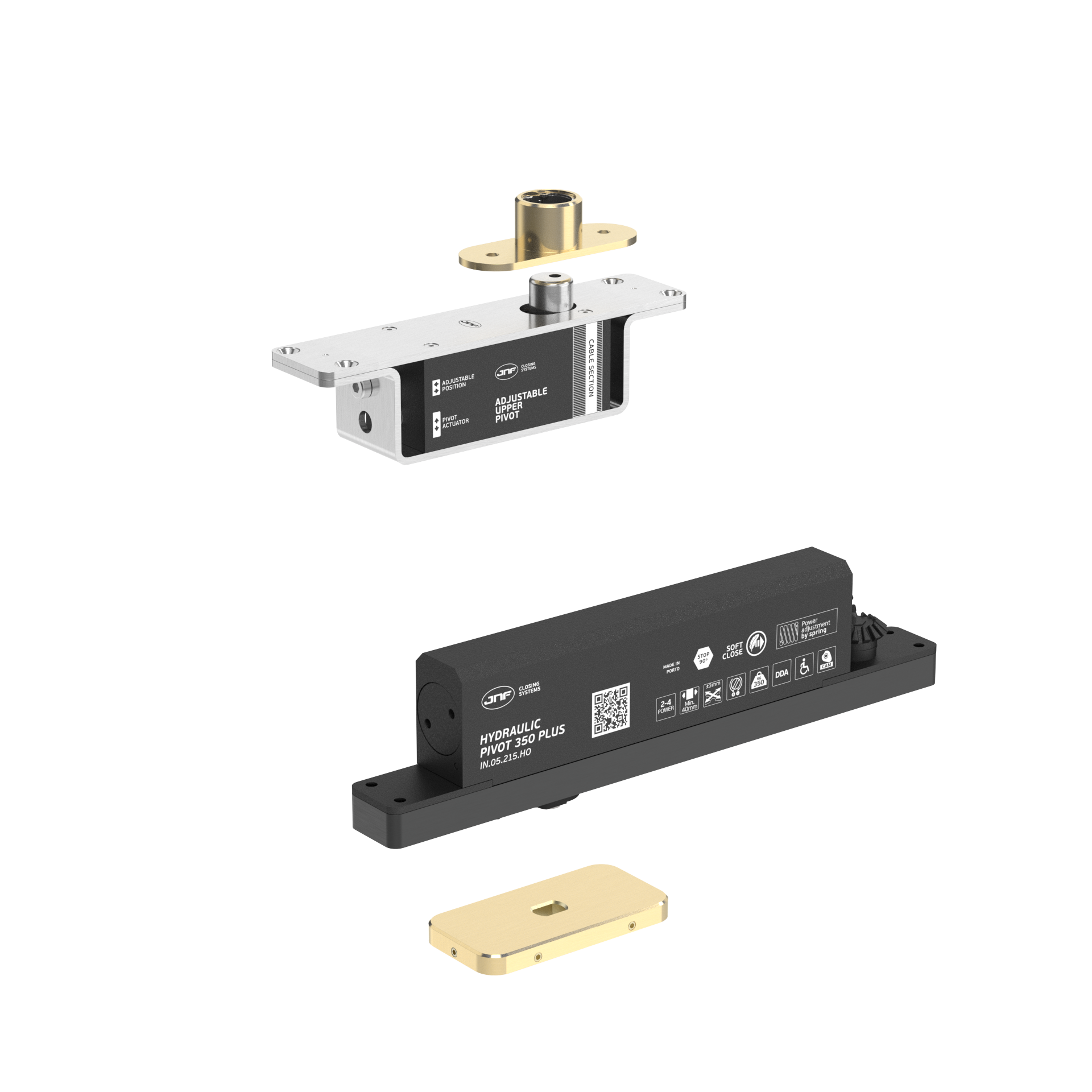 Pivot hidráulico IN.05.215.HO.BH2.UP2.TG PVD Titanium Gold