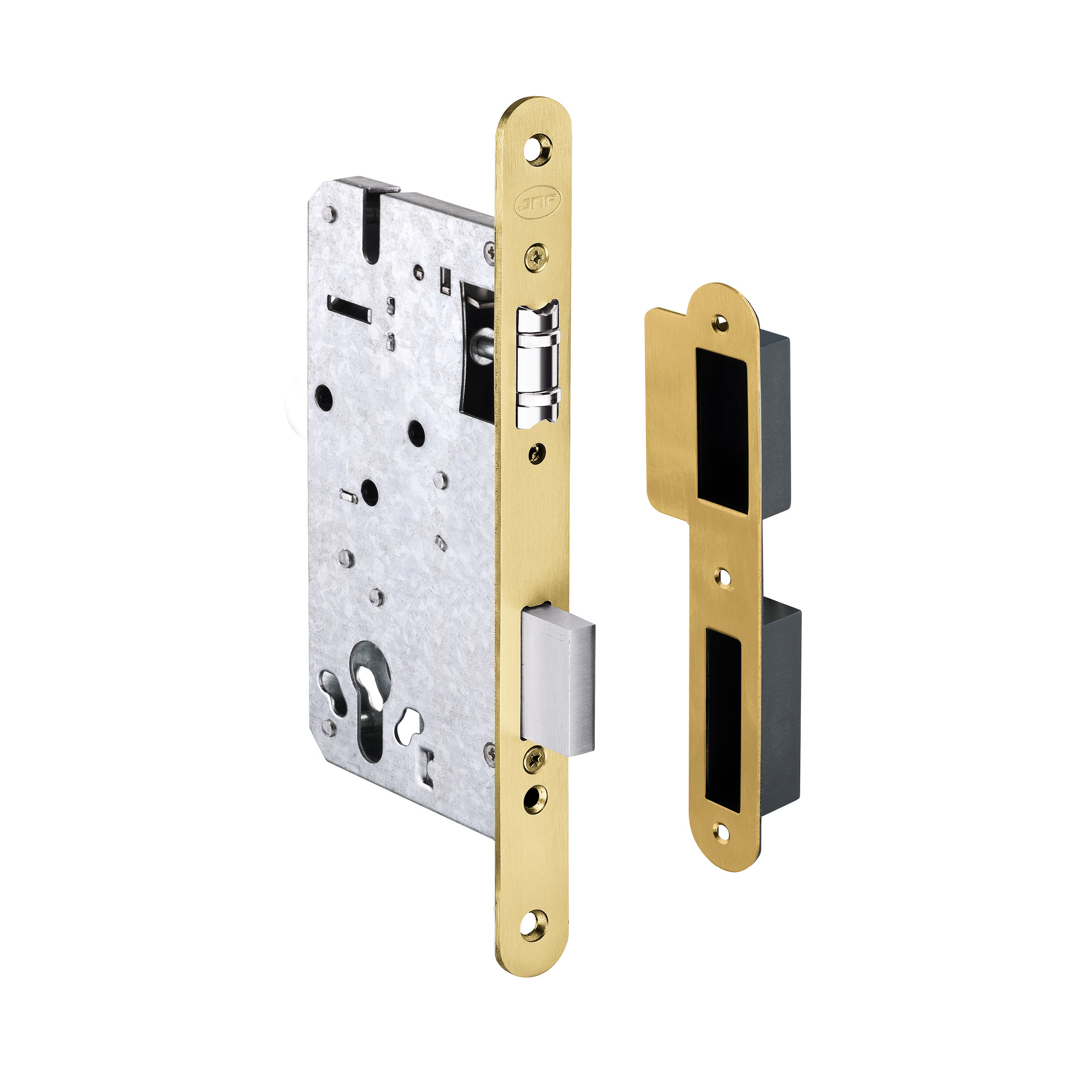 Fechadura de embutir IN.20.894.R.TG PVD Titanium Gold