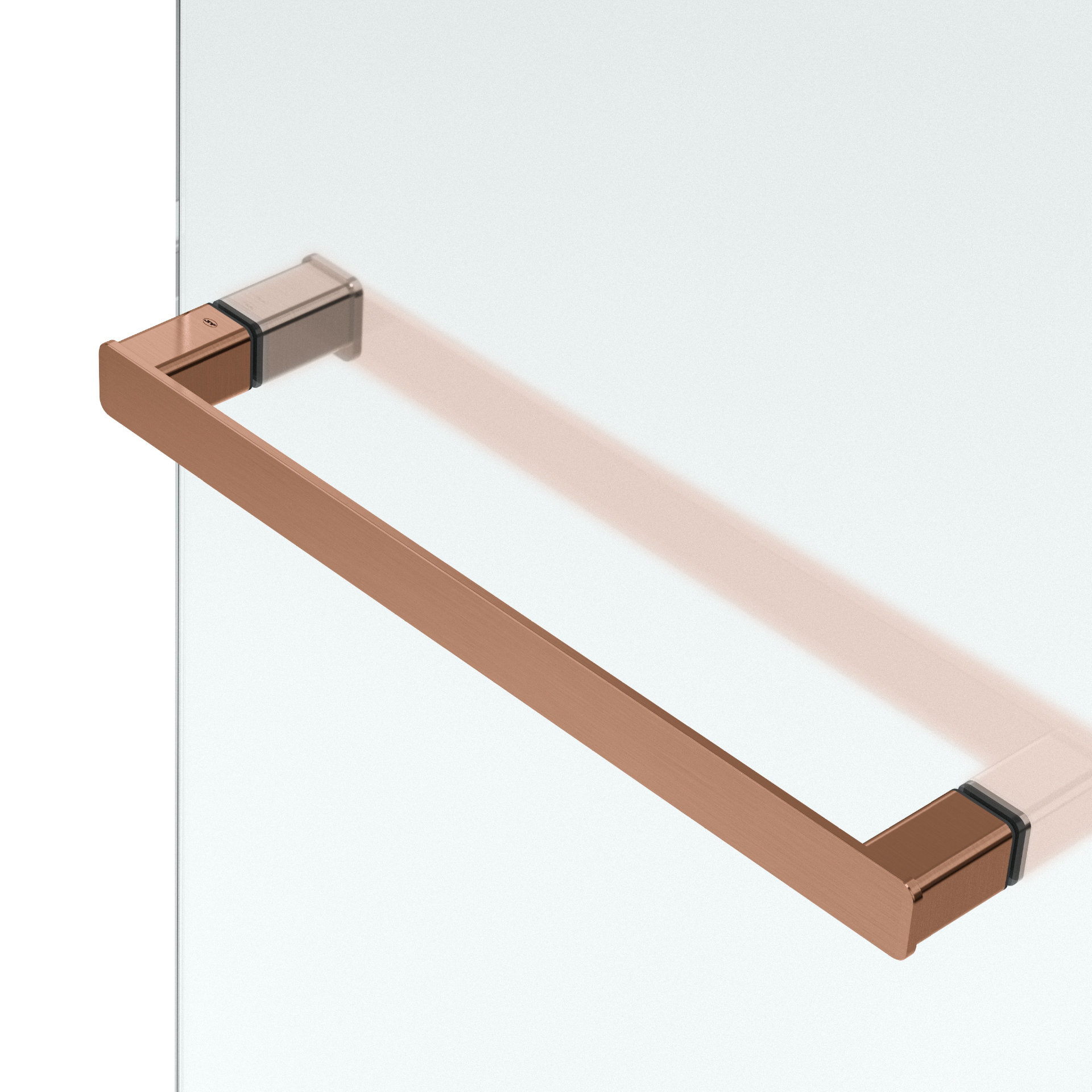 Toalheiros para portas de vidro IN.53.400.425.TVK.TCO PVD Titanium Copper