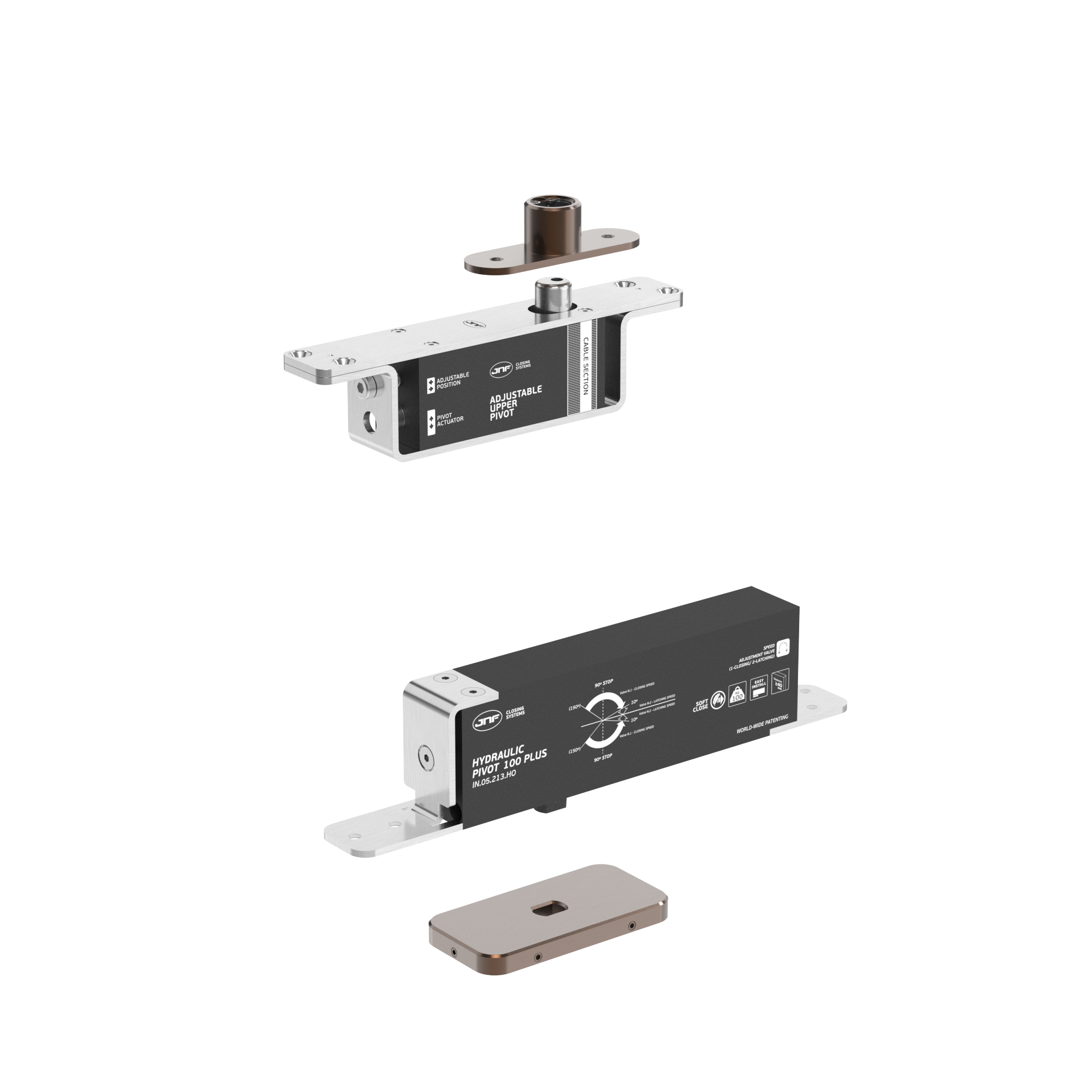 Pivot hidráulico IN.05.213.HO.BH2.UP1.TCH PVD Titanium Chocolate