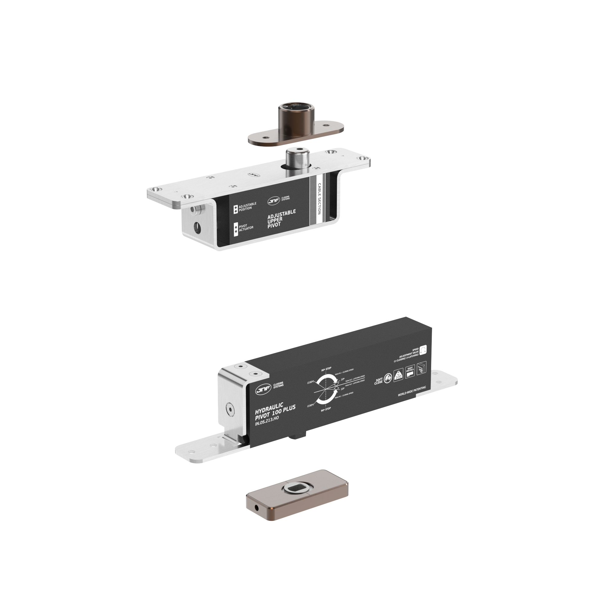Pivot hidráulico IN.05.213.HO.BH4.UP2.TCH PVD Titanium Chocolate