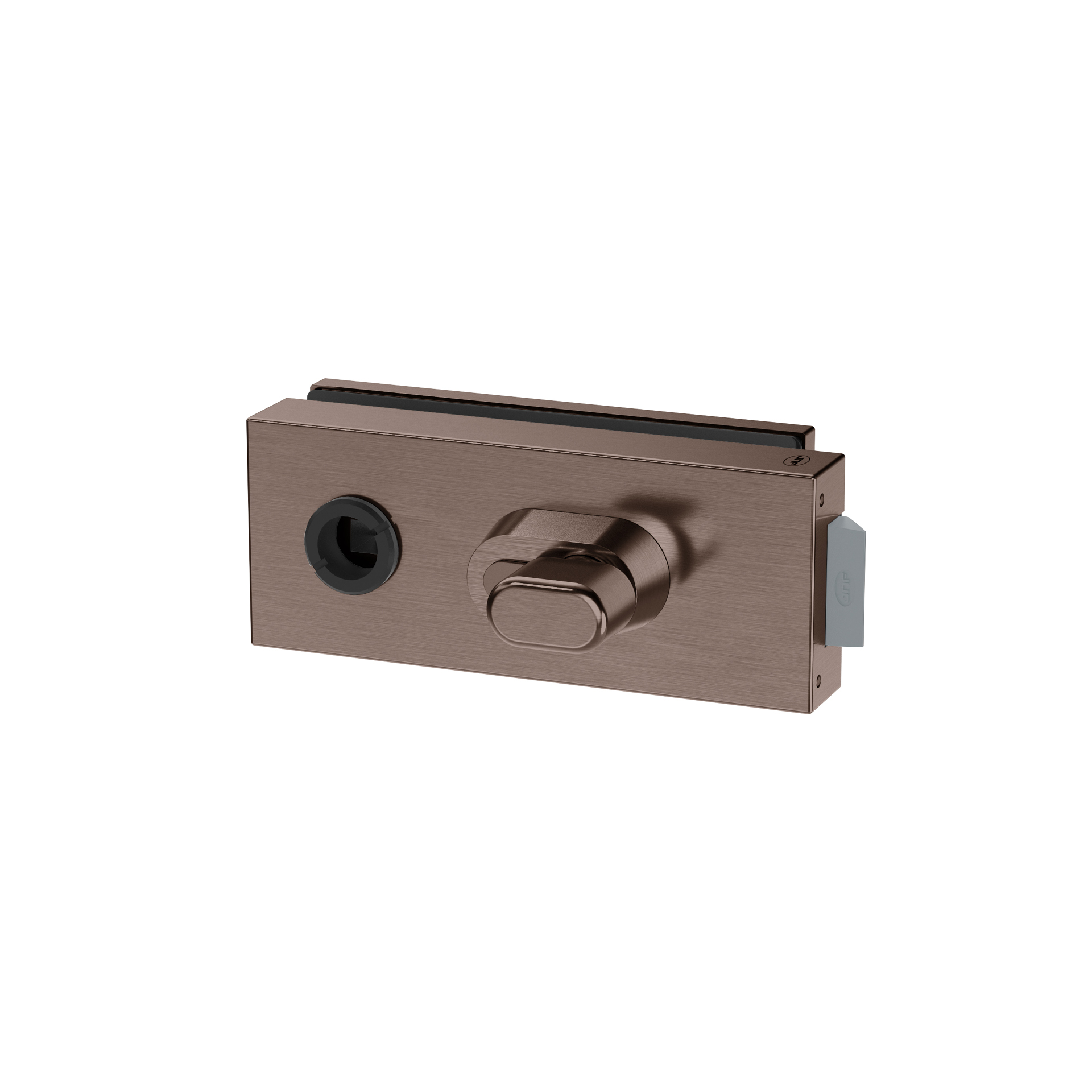 Fechadura para vidro IN.20.361.TCH PVD Titanium Chocolate