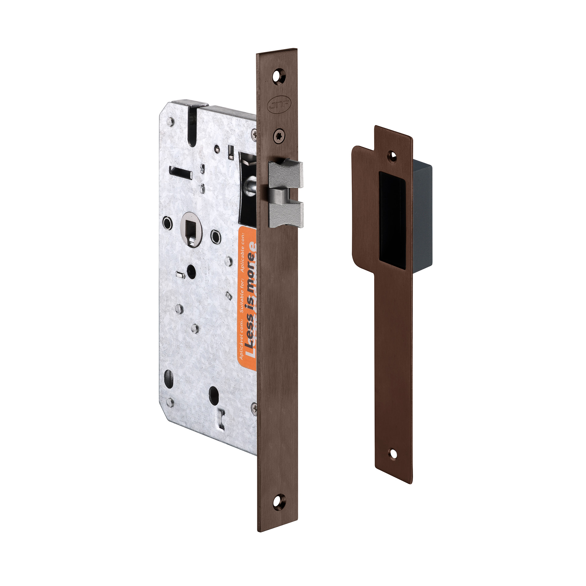 Fechadura de embutir IN.20.897.TCH PVD Titanium Chocolate