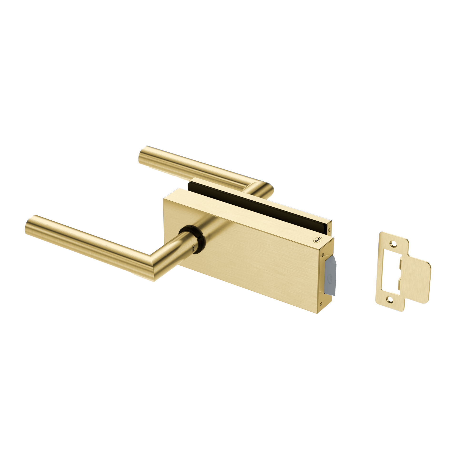 Fechadura para vidro IN.20.362.K.TG PVD Titanium Gold